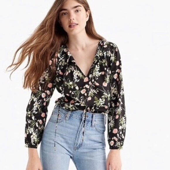 J. Crew Tops - 𝅺j. Crew Liberty Fabrics Shirt XXS
